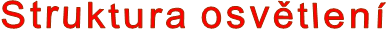 Struktura osvětlení